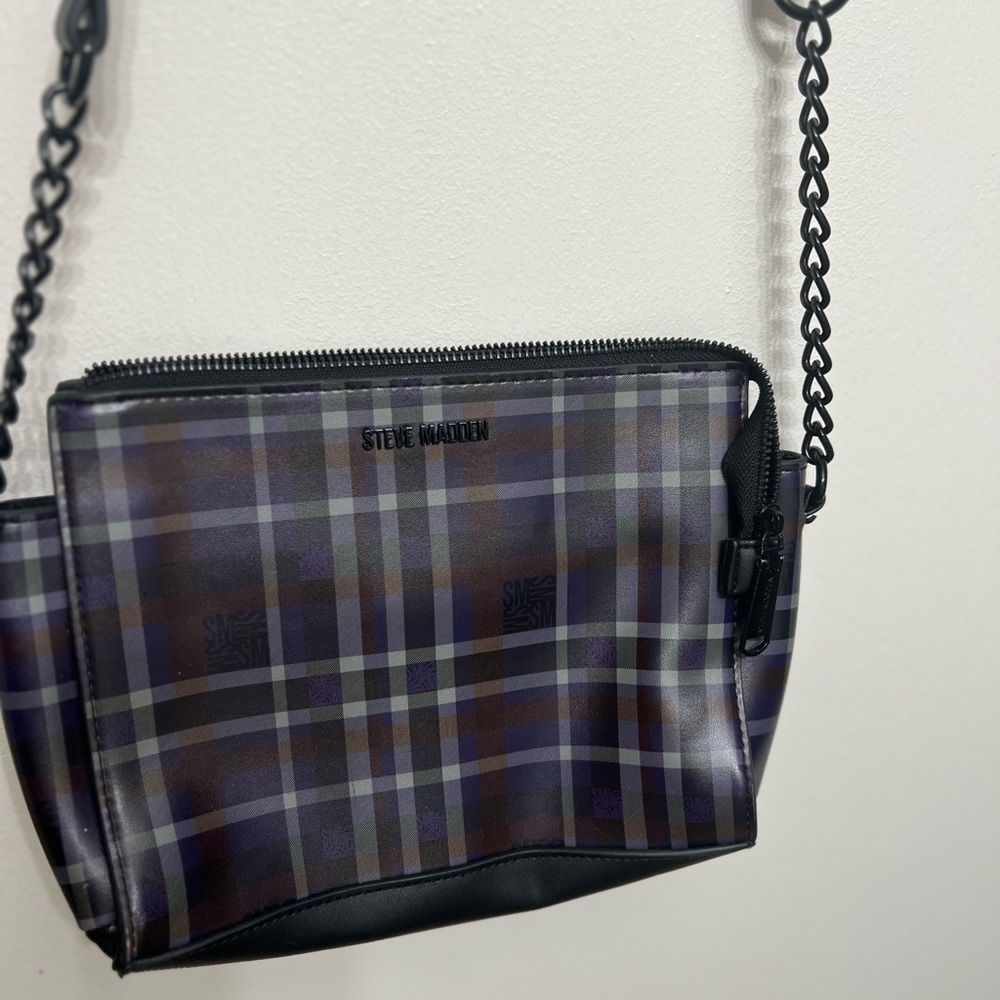 Steve Madden plaid med purse